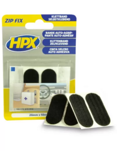 Hpx Zip Fix Klittenband Pads 20mm x 50mm